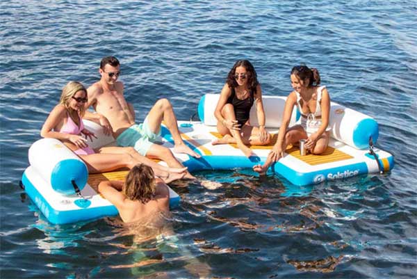 Inflatable C-Dock Floating Platform