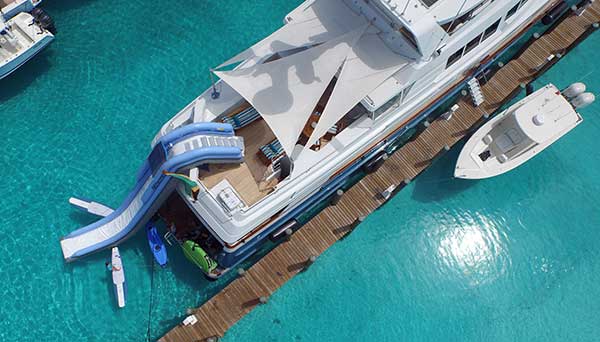 Yacht Inflatable Water Slide Overview